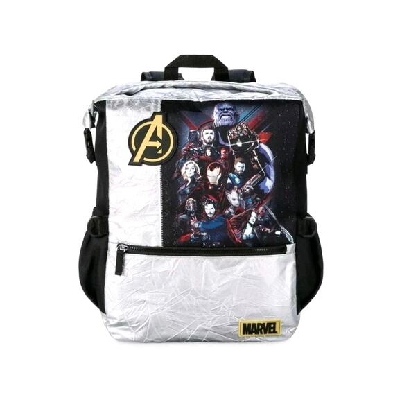Disney Marvel Avengers Backpack Infinity War Endgame Iron Man Black Widow School - Picture 1 of 12